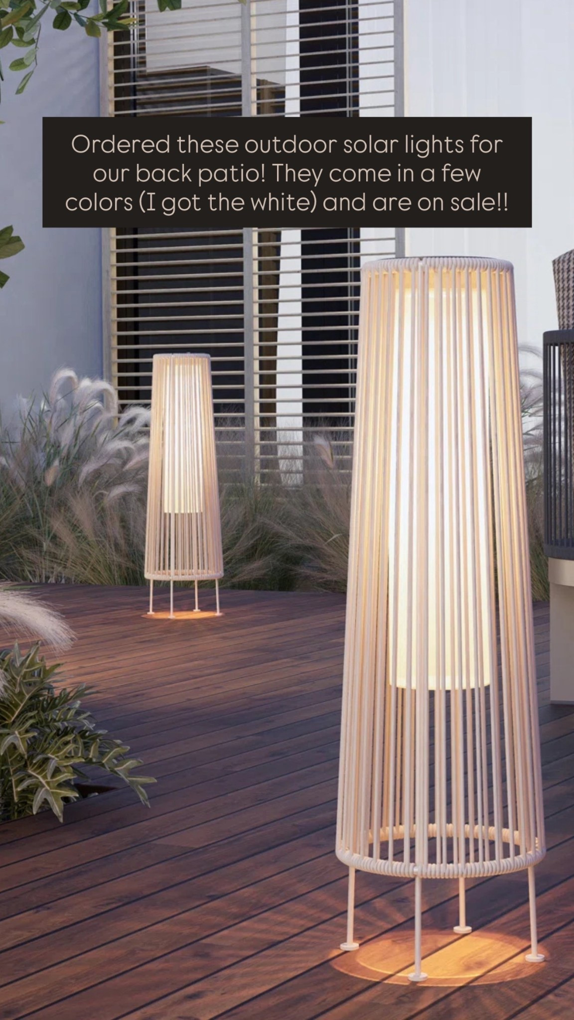 Ordered these outdoor solar lights for our back patio! They come in a few colors (I got the white) and are on sale!!

Backyard, spring, putdoor lighting, solar lights, outdoor decor, backyard inspo, GIRLONTHEHUDSON, outdoor decor, backyard inspo, summer inspo, backyard design, outdoor furniture,

#LTKHome #LTKSaleAlert #LTKSeasonal