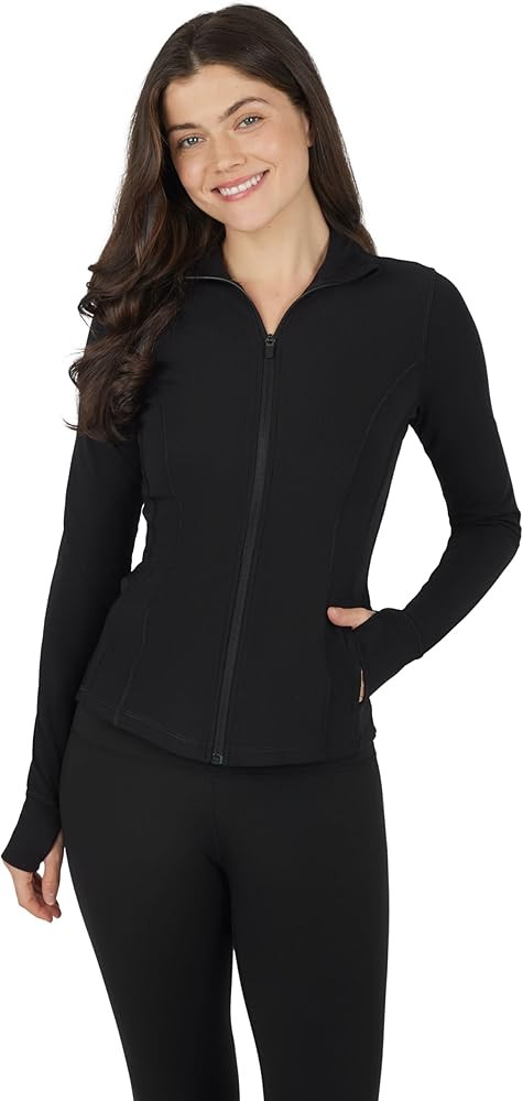 Interlink Ribbed Princess Seam Performance Jacket | Amazon (US)