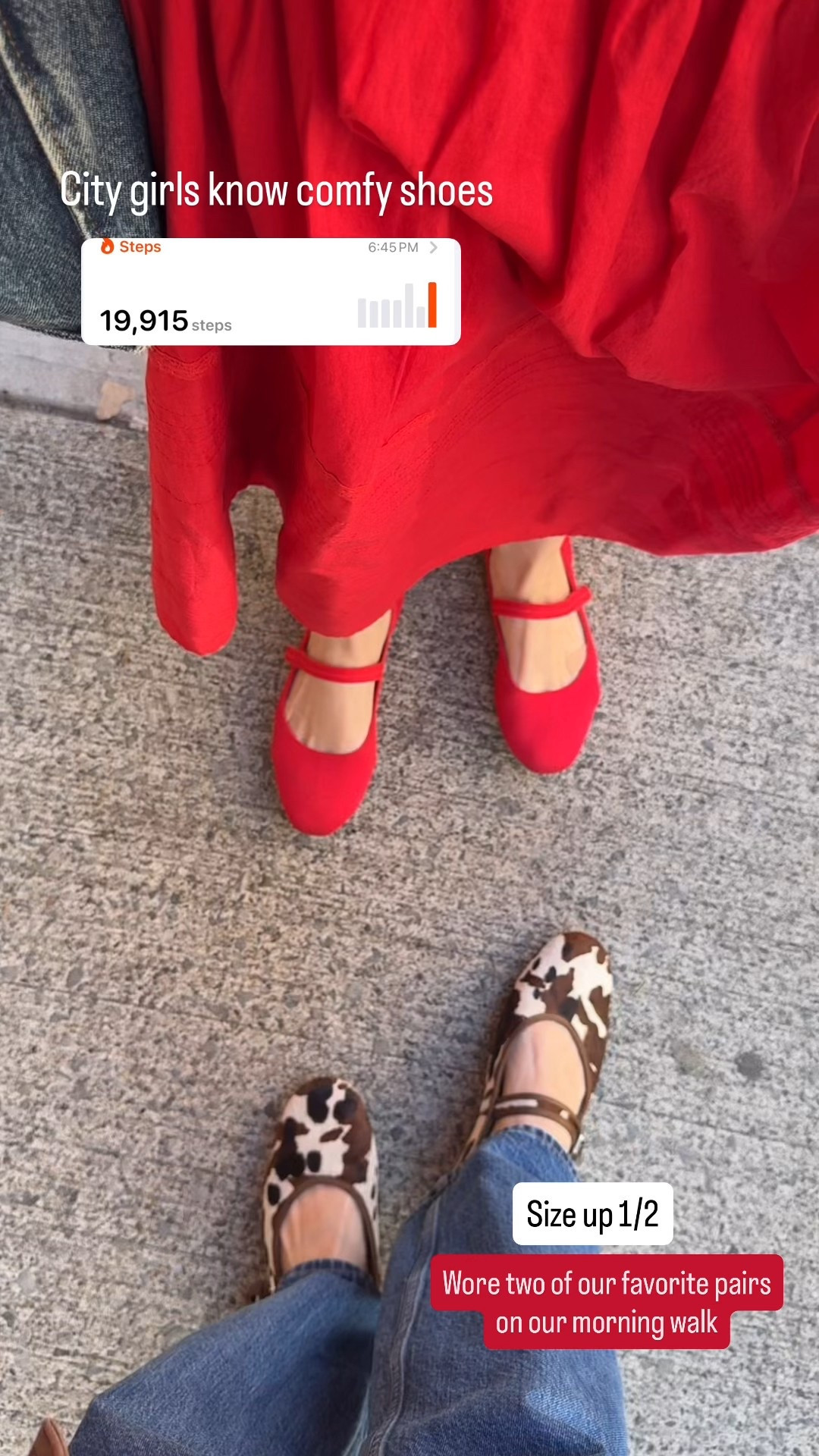 10,000 step tested city girl flats
Size up 1/2 in both pairs 
Rothy’s washable
Leather dolce vita 


#LTKTravel #LTKPetite #LTKSaleAlert