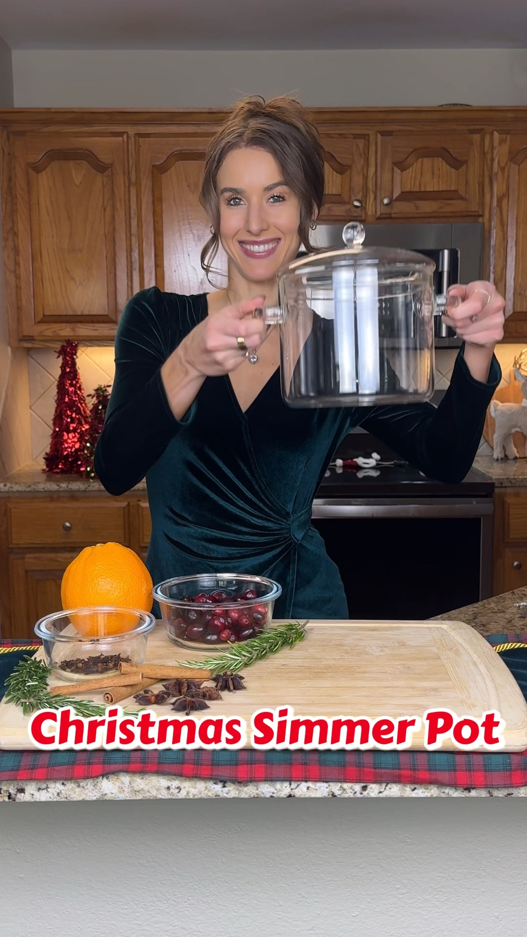 Christmas simmer pot. Glass cooking pot. Holiday potpourri. Christmas kitchen.

#LTKSeasonal #LTKHoliday #LTKHome