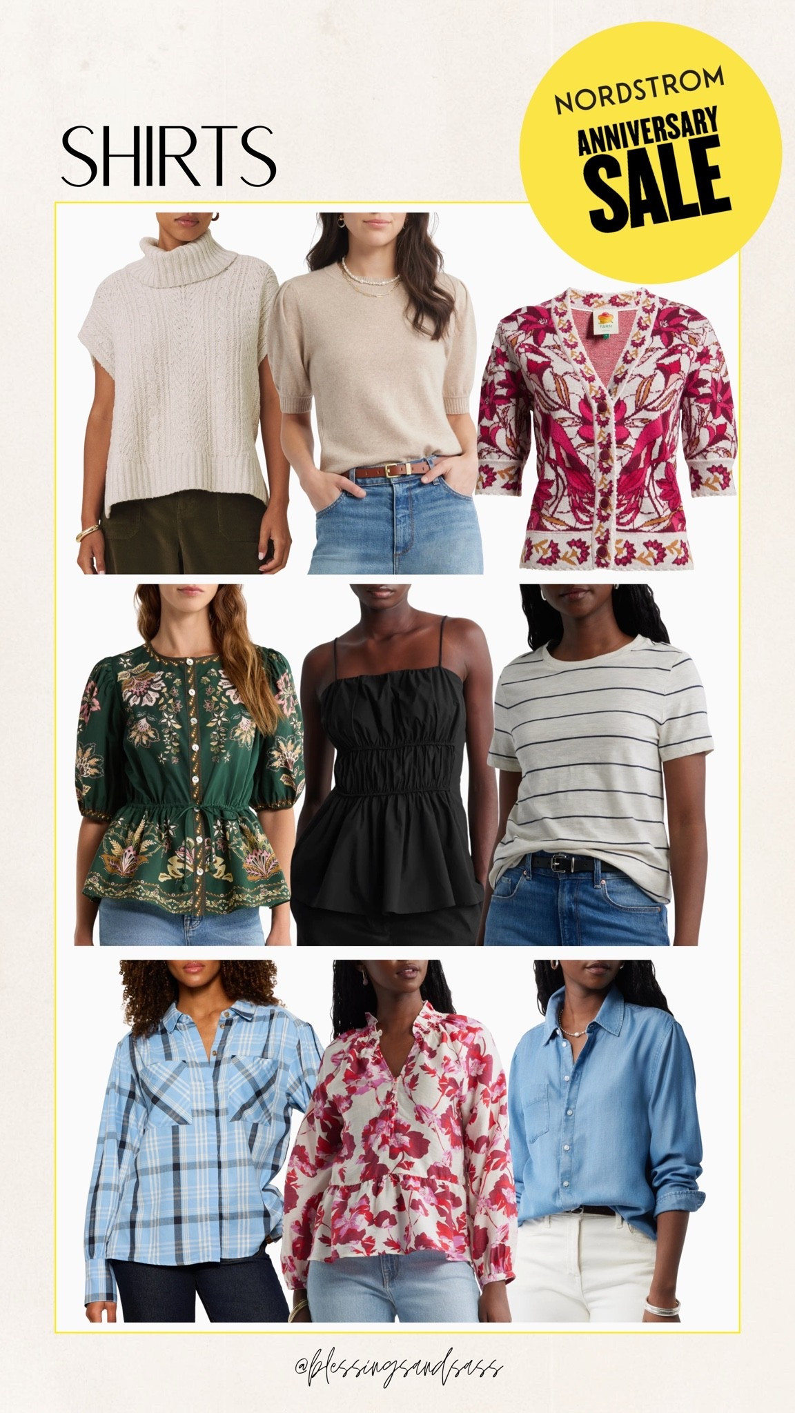 NSale shirts! 

NSale, nordstrom sale, anniversary sale, summer sale, women’s fashion, women’s tops, women’s shirts, ageless style

#LTKSaleAlert #LTKSeasonal #LTKTall