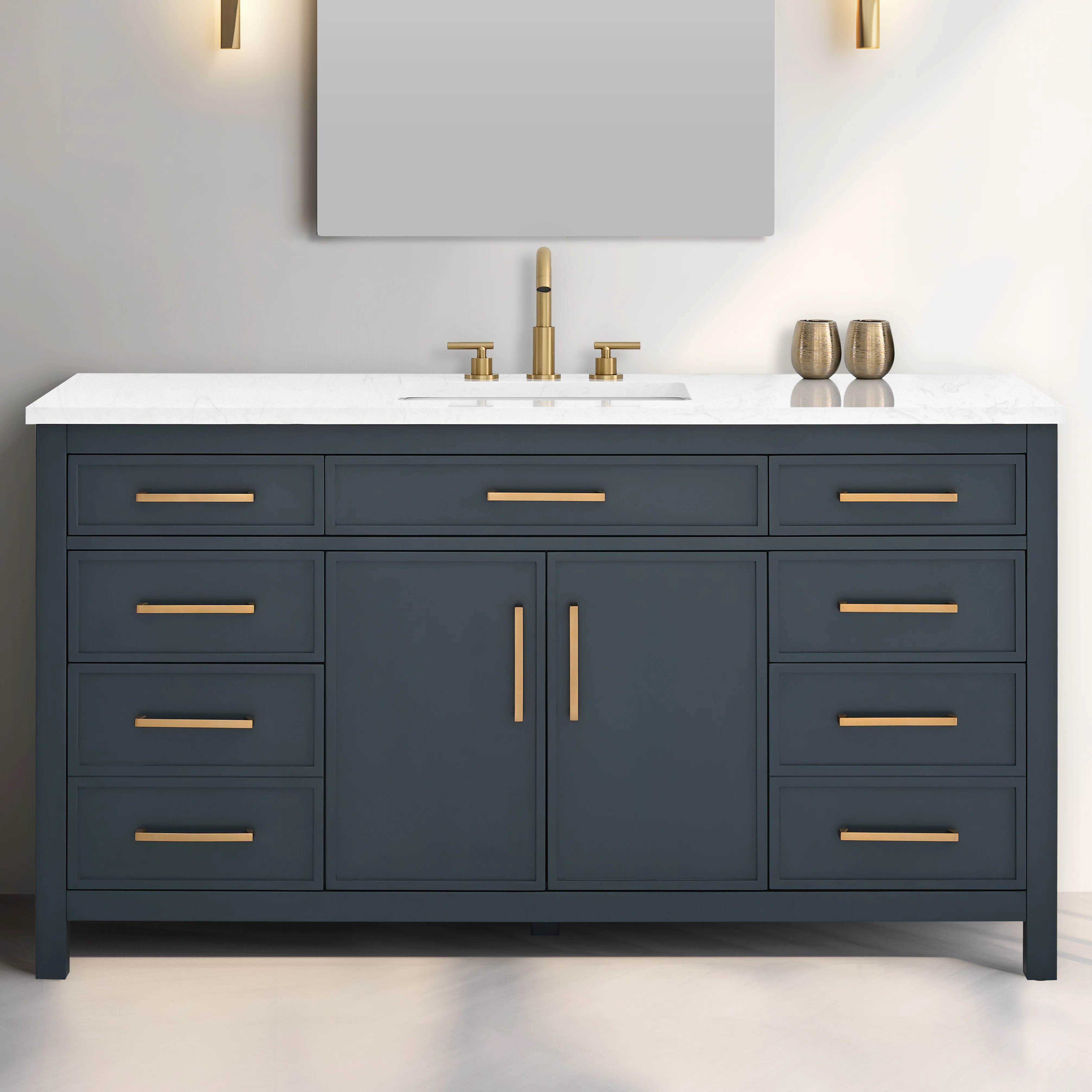 Latitude Run® Wenniah 60" Single Vanity & Reviews - Wayfair Canada | Wayfair North America