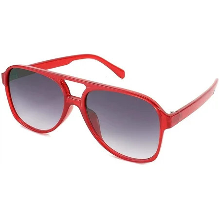 FEISEDY Vintage Retro 70s Plastic Aviator Sunglasses Women Men Classic Large Squared Frame B2751 | Walmart (US)