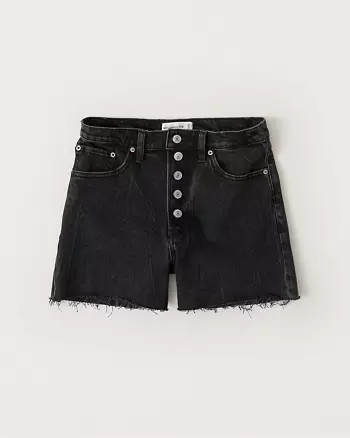High Rise 4 Inch Mom Shorts | Abercrombie & Fitch (US)