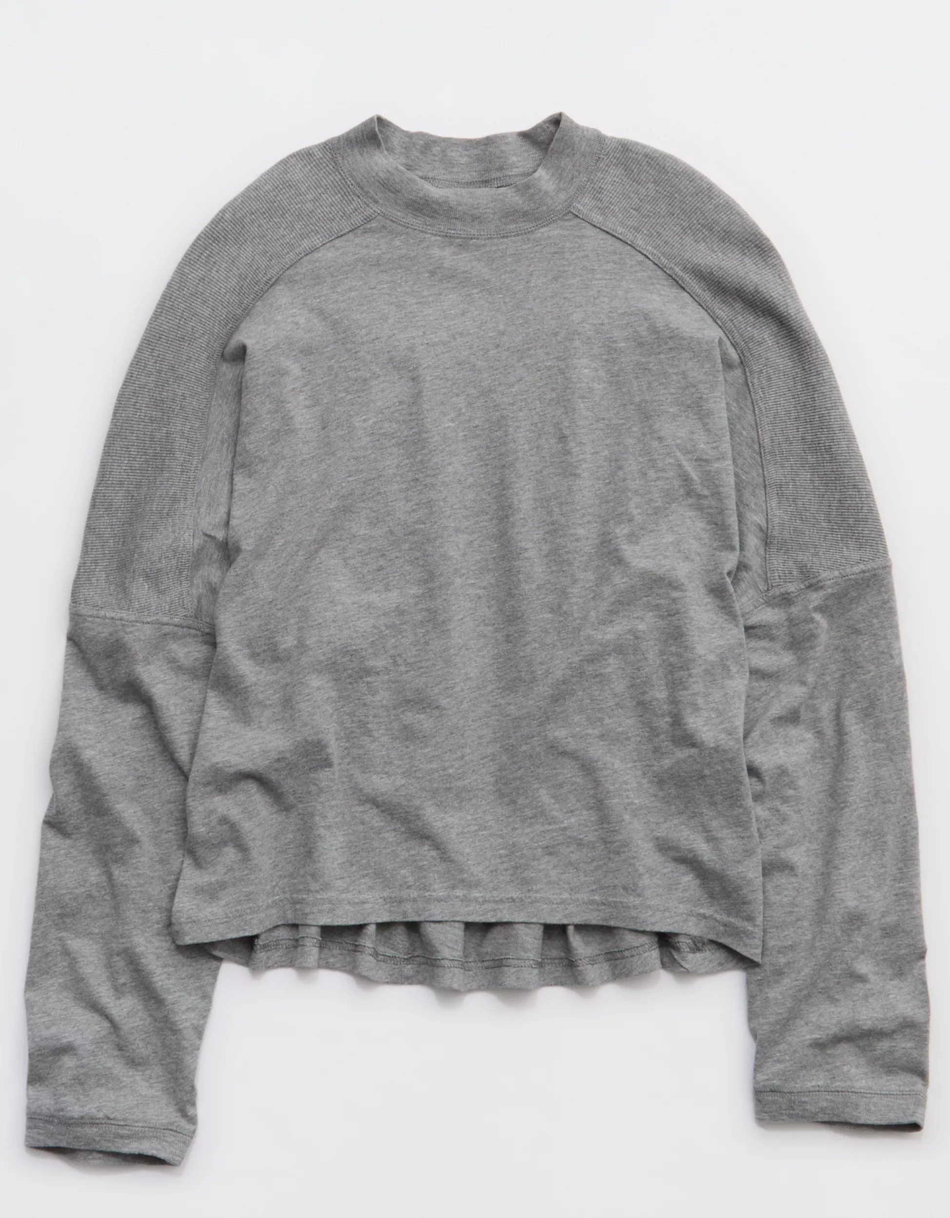 Aerie Cozy Mock-Neck T-Shirt | Aerie