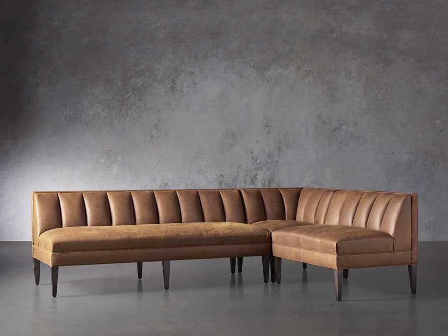 Gates Leather Banquette | Arhaus