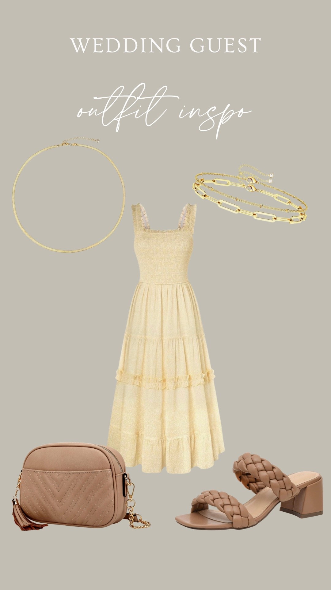 This dainty yellow dress is the perfect wedding guest OOTD💛

#LTKSeasonal #LTKootd
