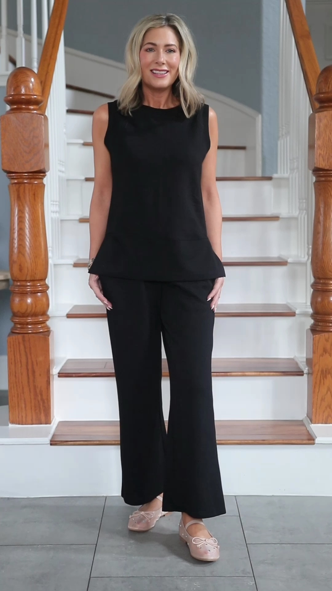 This is the #1 best selling outfit for me so far in July and I realized that I’ve never shared it here!! Wearing it in a size XS, it’s the ultimate travel outfit. Each piece can easily be worn separately, dressed up or down depending on accessories, and is wrinkle resistant! It comes in 16 colors, sizes XS-2XL.  Bonus-it’s under $40 and often goes on sale!

Don’t forget about the mesh ballet flats! If you’re in between sizes, go up a half size. 

#traveloutfit #twopieceset #amazonfashion #amazonfinds #fashionover40 #fashionover50 #loungewear 

#LTKFindsUnder50 #LTKTravel #LTKVideo