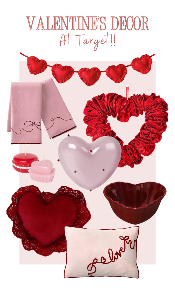 Check out all these cute Valentine's items from Target. Most of them are on sale as we speak!! 

 #LTKValentine #LTKHome #LTKSaleAlert