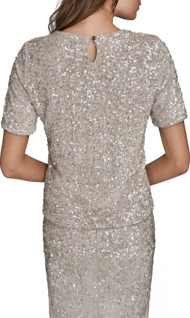 Donna Karan New York Sequin Top | Nordstrom | Nordstrom