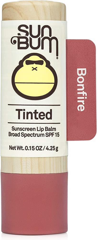 Sun Bum Tinted Lip Balm Bon Fire | SPF 15 | UVA / UVB Broad Spectrum Protection | Sensitive Skin ... | Amazon (US)