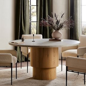 Ayleen Round Dining Table (60") | West Elm (US)