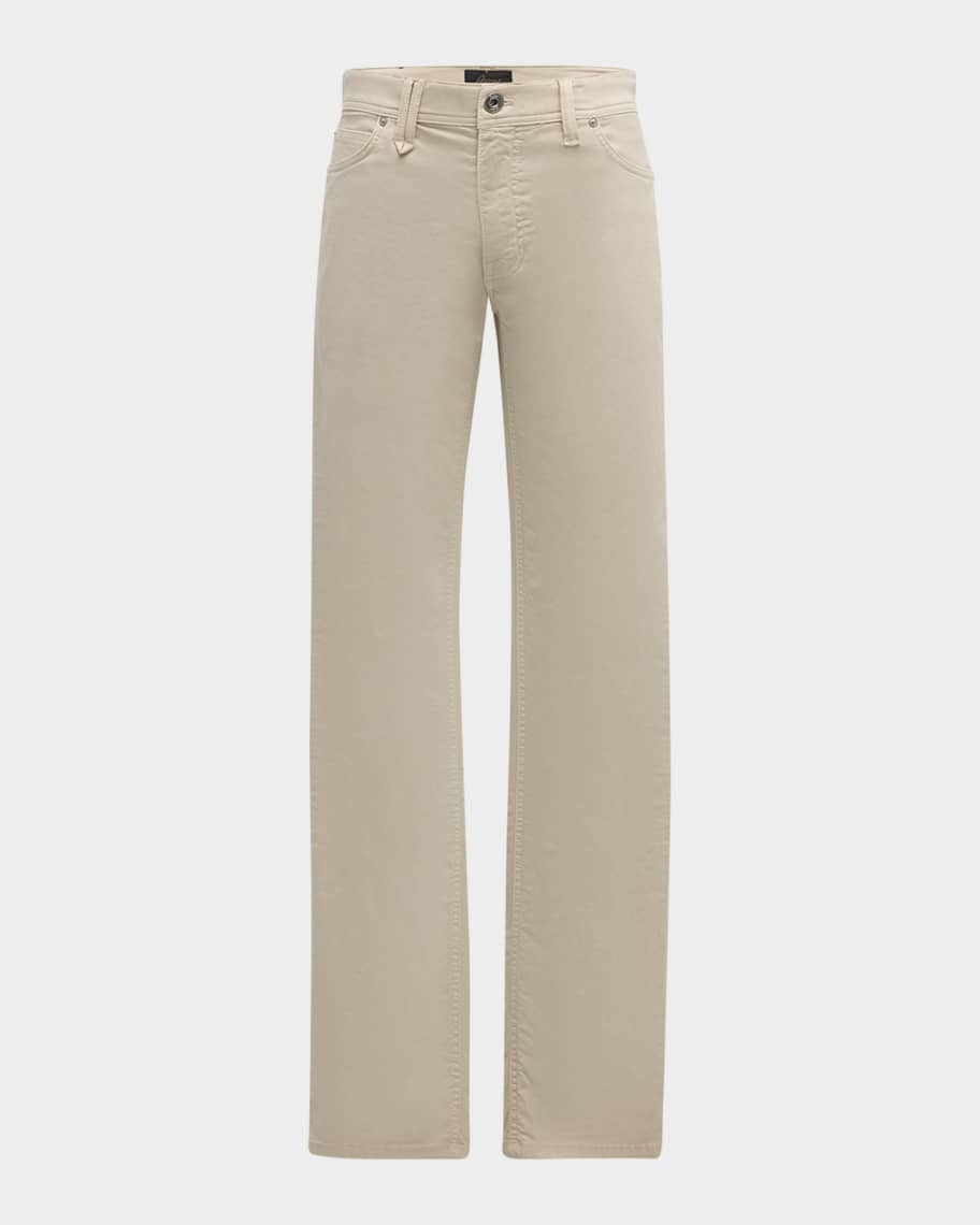 Brioni Men's Cotton-Stretch 5-Pocket Pants | Neiman Marcus