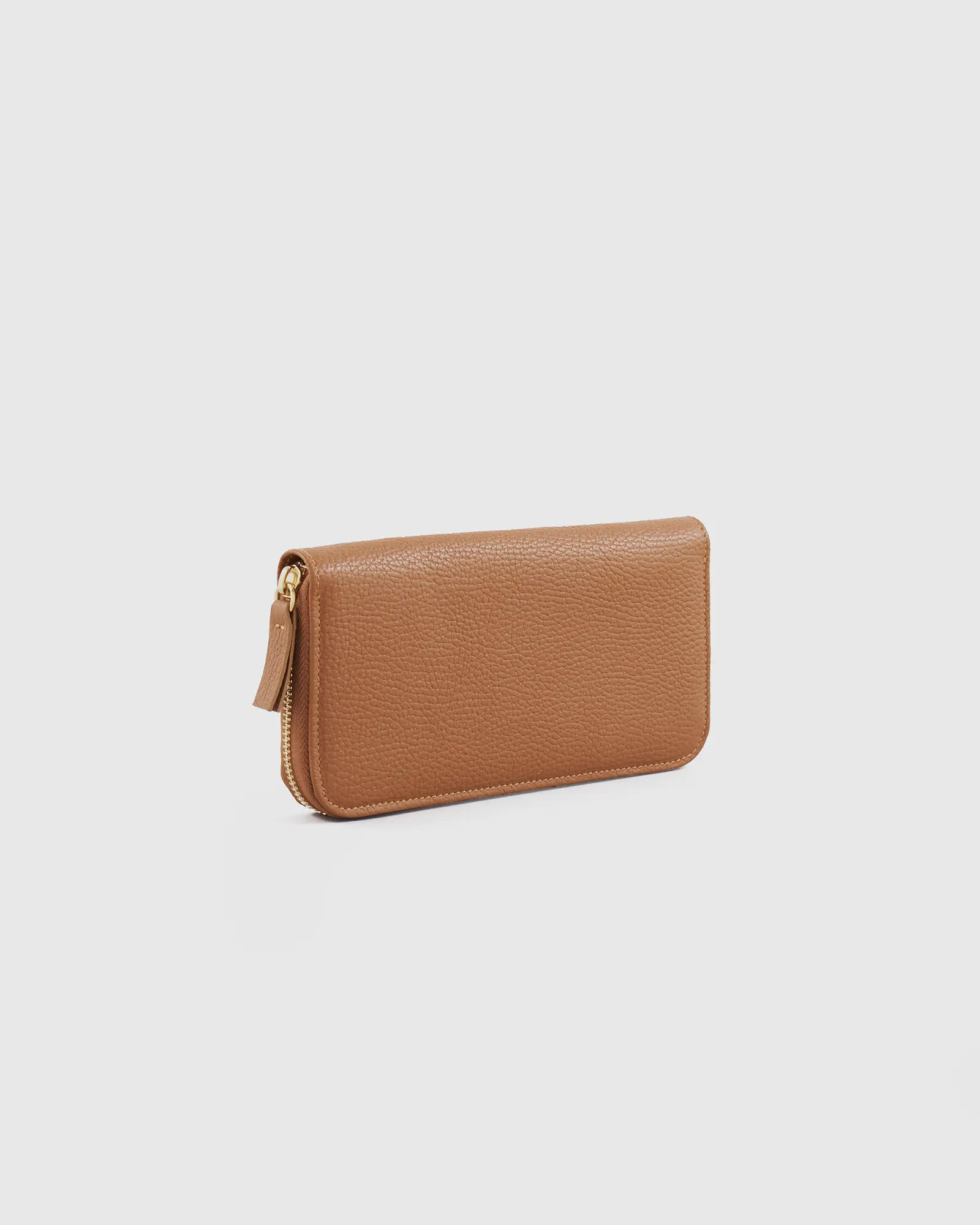 Italian Pebbled Leather Continental Wallet | Quince
