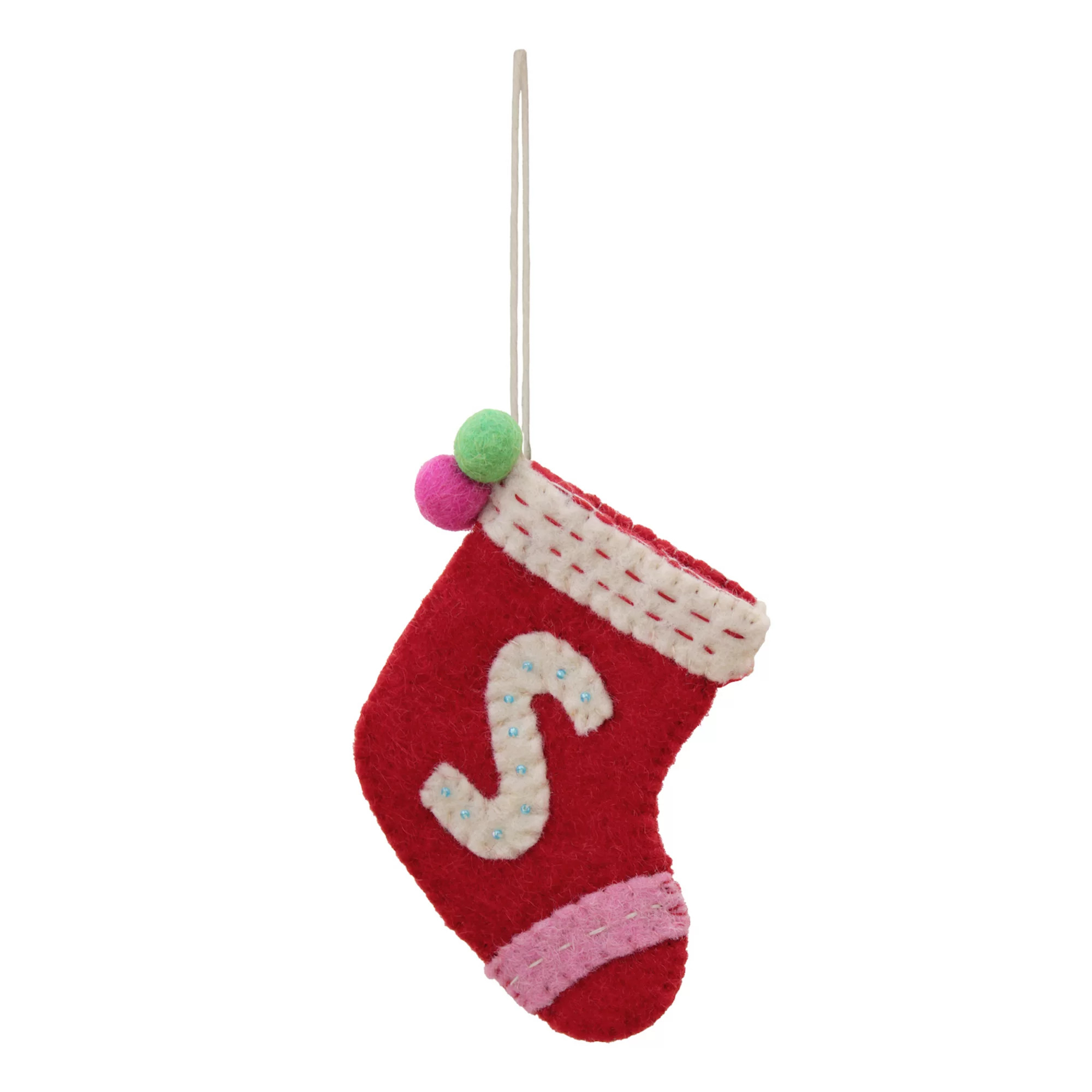 St. Nicholas Square® Shaped Monogram Christmas Ornament | Kohl's
