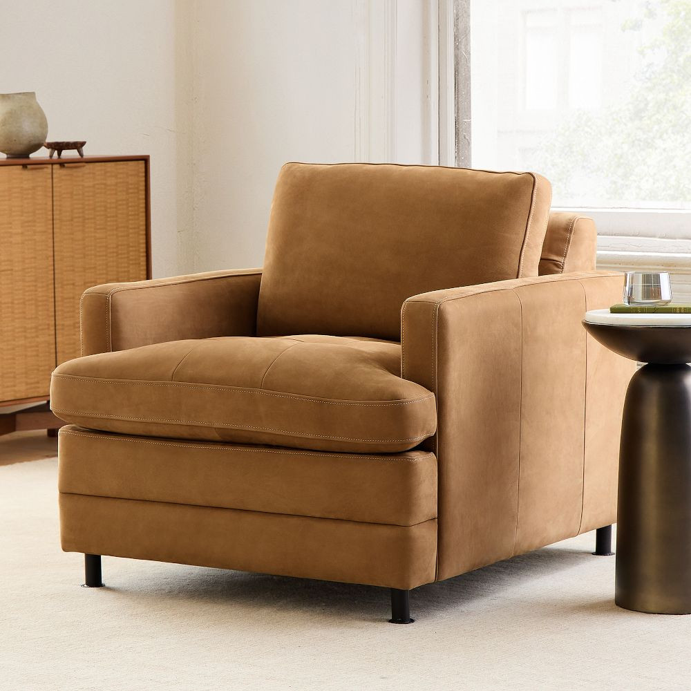 Clarisse Leather Chair | West Elm (US)