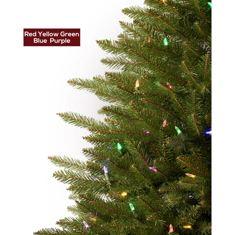 6.5' Lighted Fir Christmas Tree | Wayfair North America