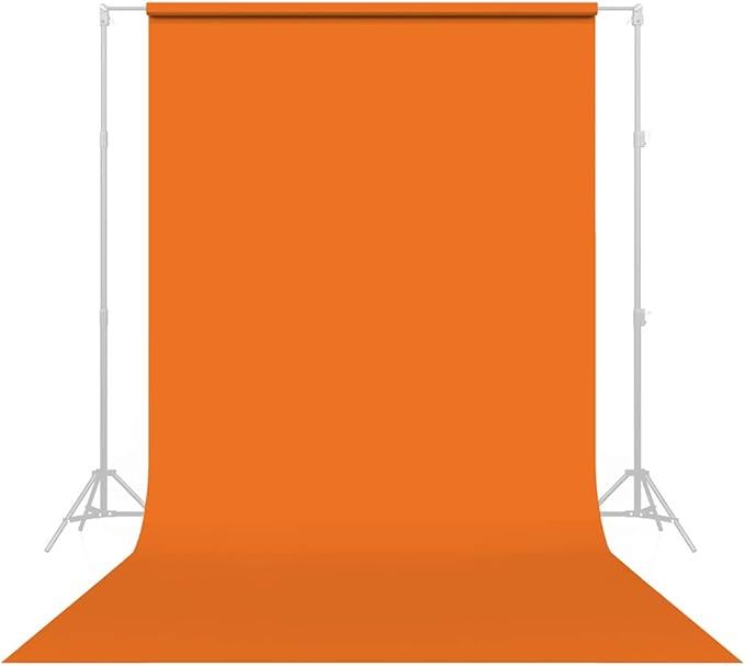 Savage Seamless Paper Photography Backdrop - #24 Orange (86 in x 36 ft) for YouTube Videos, Live ... | Amazon (US)