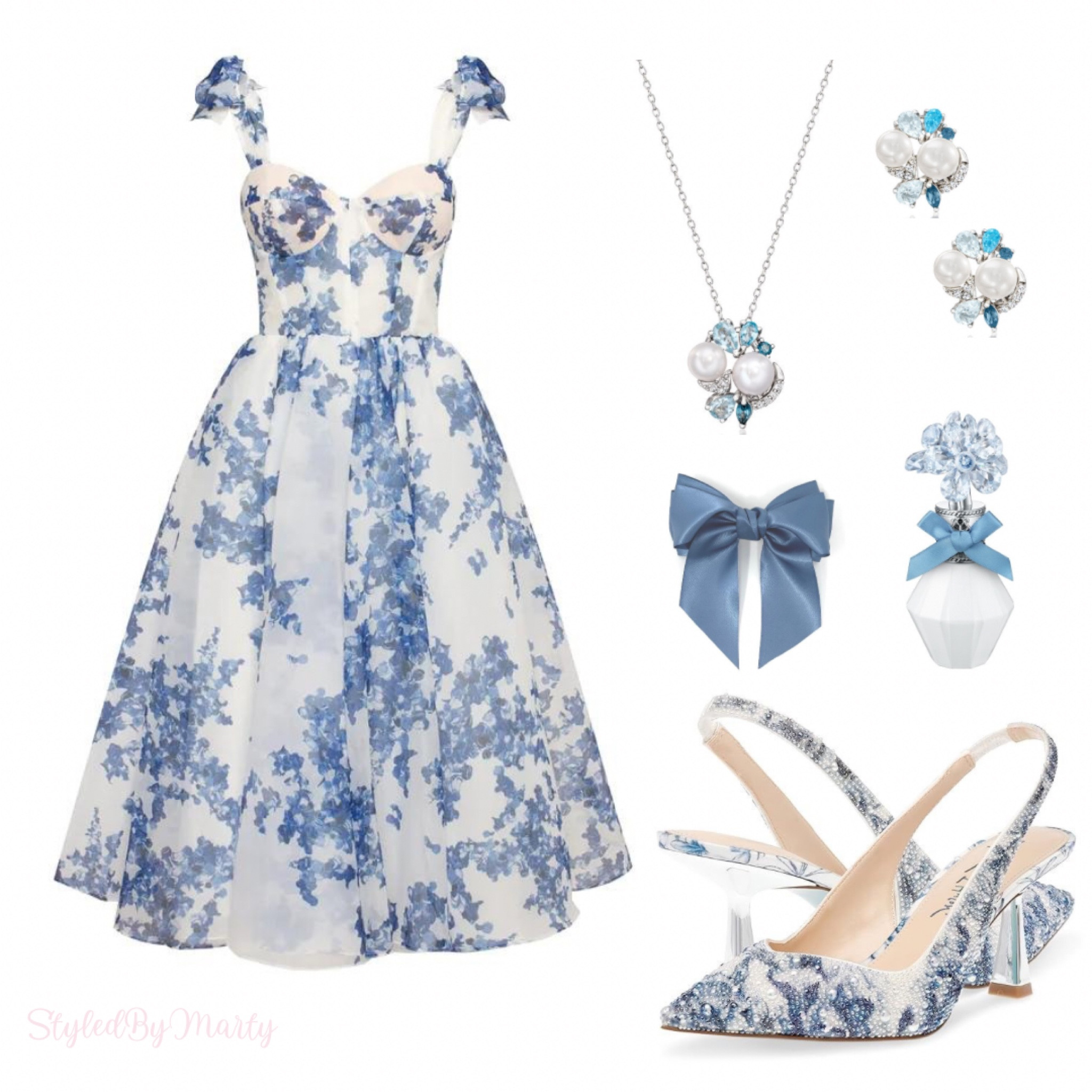 Bridesmaid dress, bridesmaids outfit, wedding, wedding dress, wedding guest dress, blue floral dress, romantic dress, romantic style, gown dress, floral pumps, low heeled pumps, wedding shoes, floral dress

#LTKwedding #LTKstyletip #LTKeurope