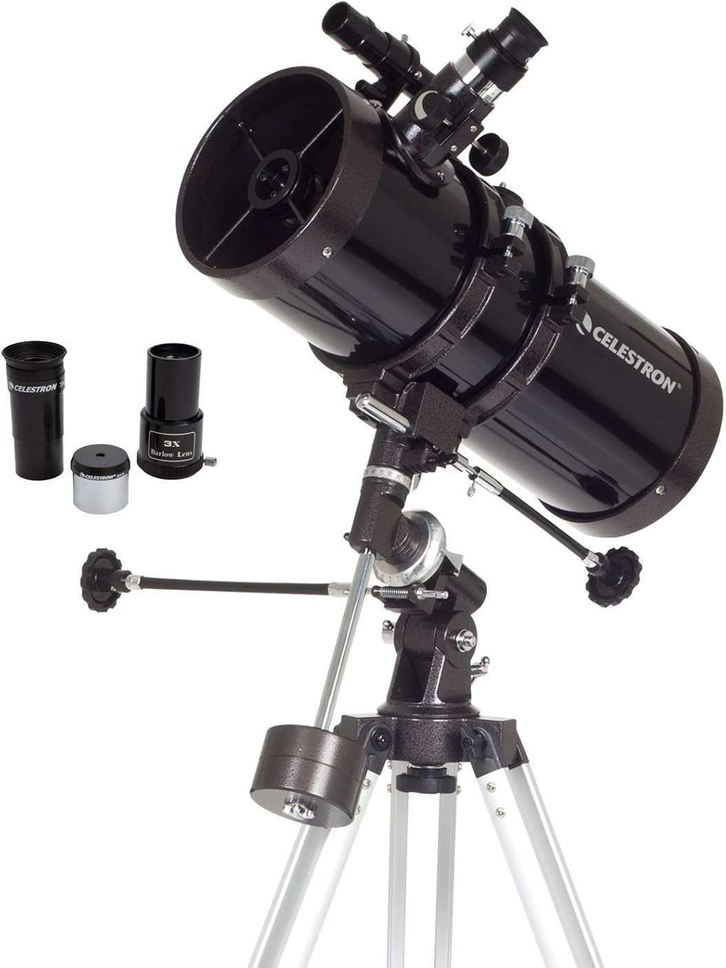 Celestron - PowerSeeker 127EQ Telescope - Manual German Equatorial Telescope for Beginners - Compact | Amazon (US)