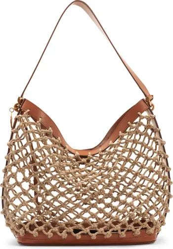 Knotted Rope & Faux Leather Tote | Nordstrom