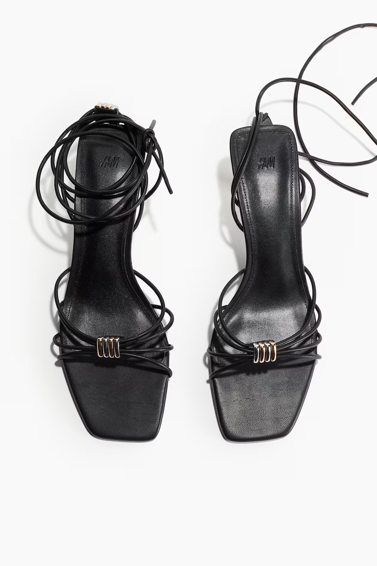 Heeled strappy sandals | H&M (UK, MY, IN, SG, PH, TW, HK)