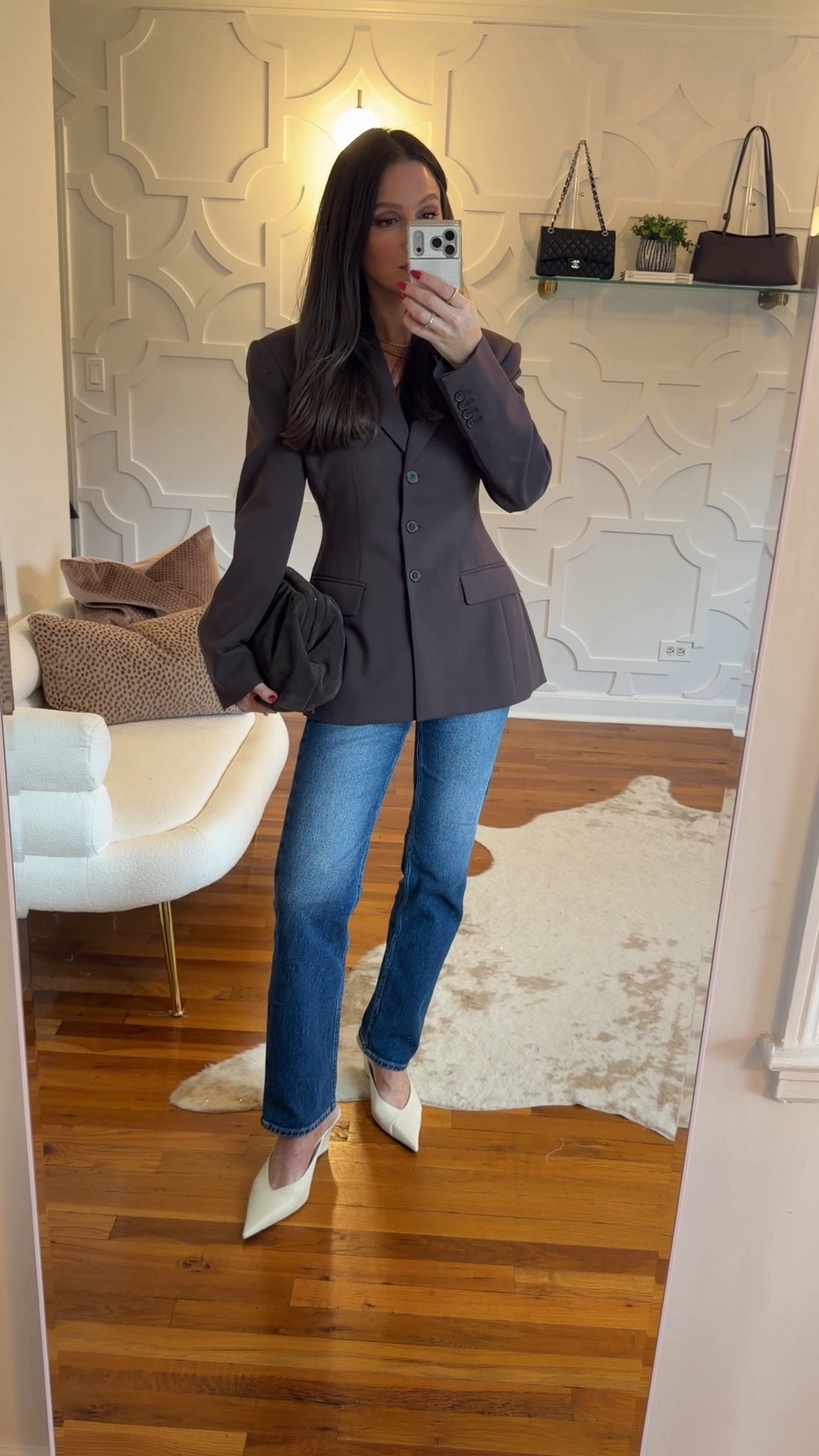 My favorite blazer! Comes in multiple colors — I sized up one size 🤍 The jeans and shoes are also true to size!

#LTKootd #LTKOver40 #LTKSeasonal