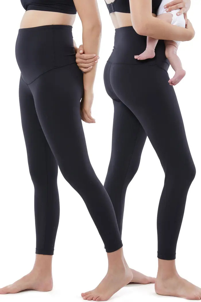 Set of 2 Postpartum Light Compression Leggings | Nordstrom