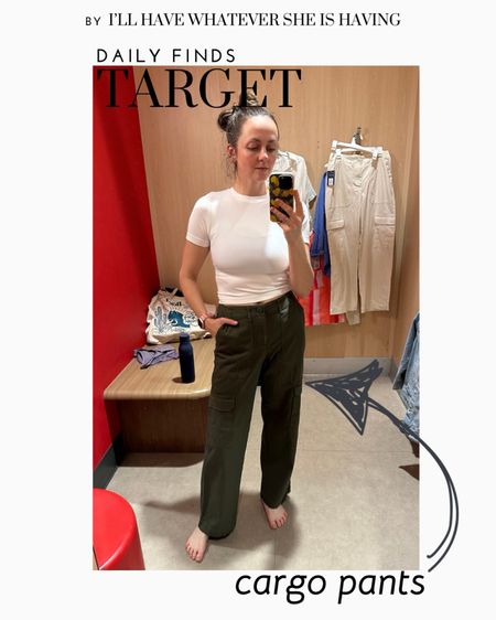 Cargo pants or utility pants - target fashion
These cargo pants look great with a white t-shirt and white sneakers

#LTKstyletip #LTKfindsunder50 #LTKshoecrush