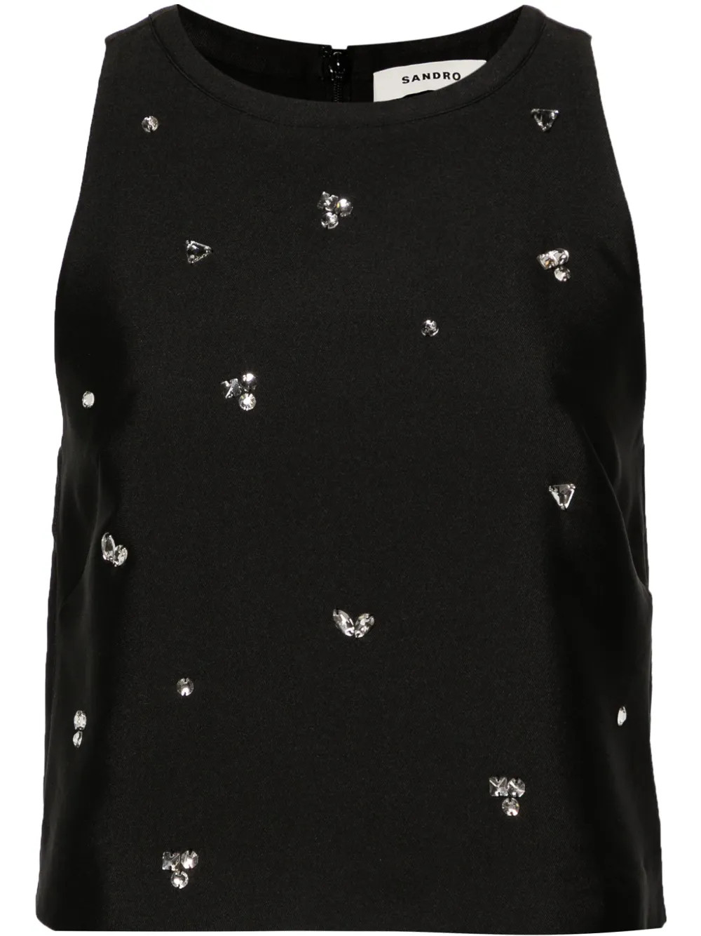 crystal-embellished tank top | Farfetch Global
