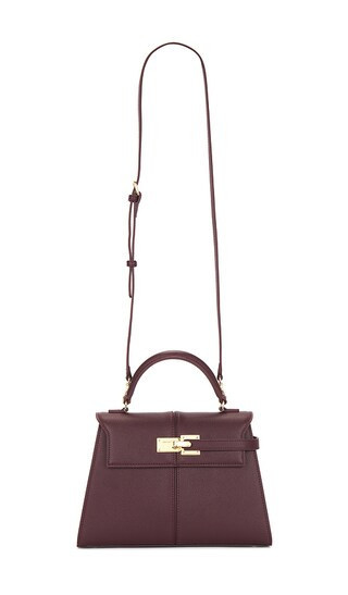 JW PEI Elise Large Top Handle Bag in Wine. | Revolve Clothing (Global)