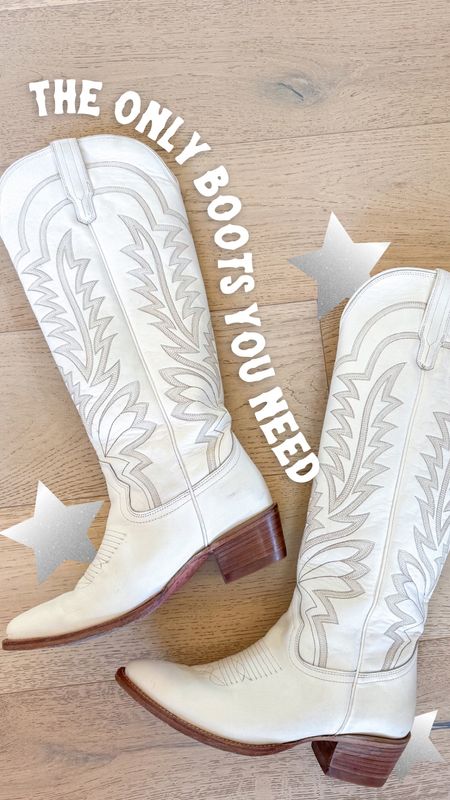 Best boots ever 🤠🪩🤍

#LTKShoeCrush #LTKParties #LTKTravel
