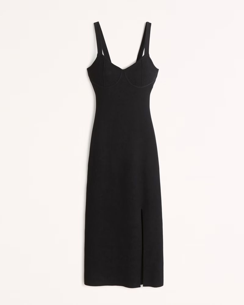 Corset Midi Sweater Dress | Abercrombie & Fitch (US)