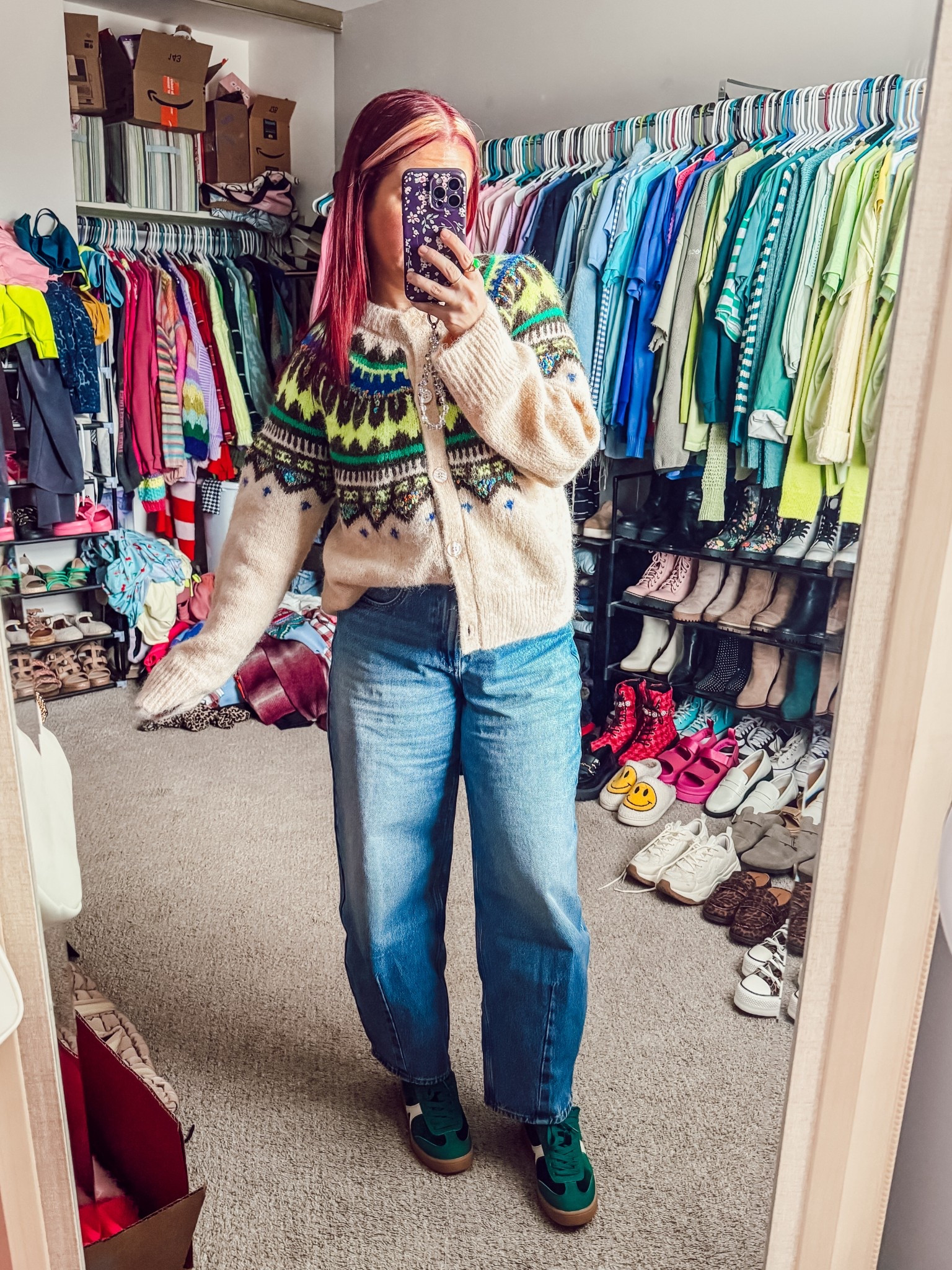 Today’s ootd 
Sweater - medium - urban outfitters 
Jeans - 8 - target 
Shoes - Walmart 
Earrings - target 

#LTKootd #LTKmomlife #LTKgrwm