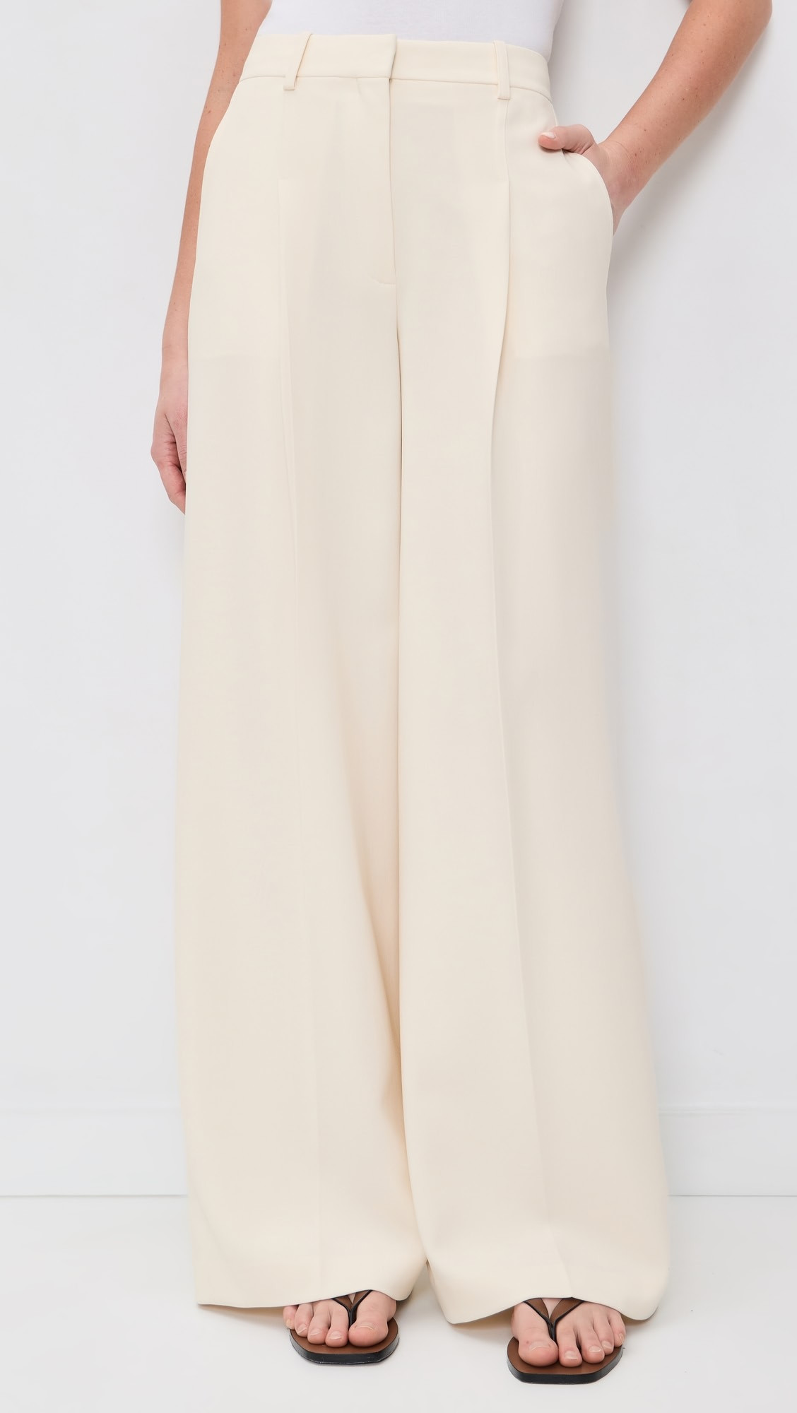 Wide Pleat Trousers | Shopbop