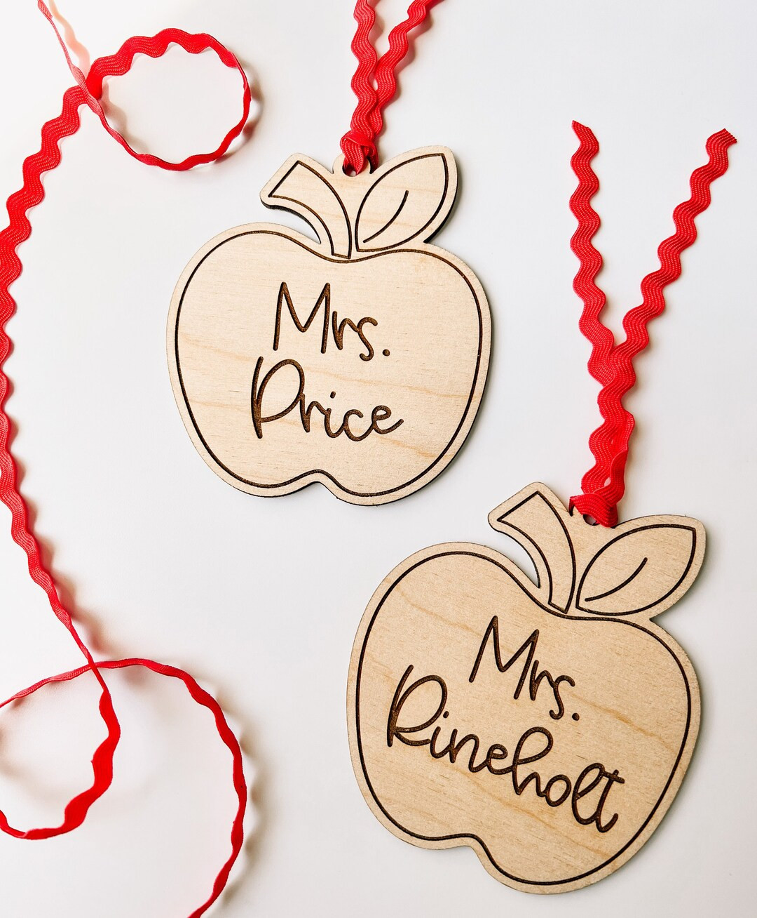 Apple Gift Tags, Teacher Gift Tags, Personalized Name Tags, Teacher Appreciation Gifts, Teacher G... | Etsy (US)