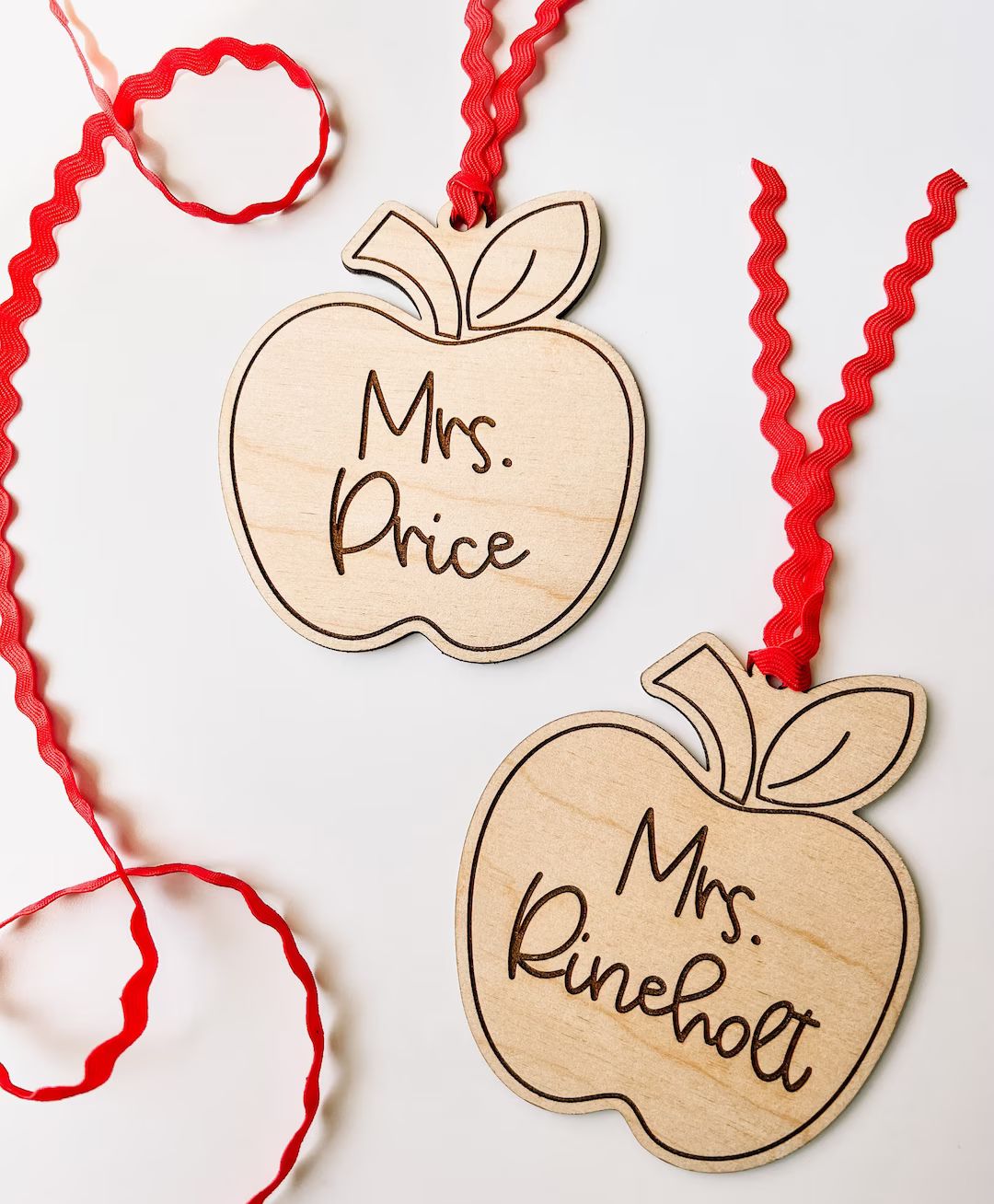Apple Gift Tags, Teacher Gift Tags, Personalized Name Tags, Teacher Appreciation Gifts, Teacher G... | Etsy (US)