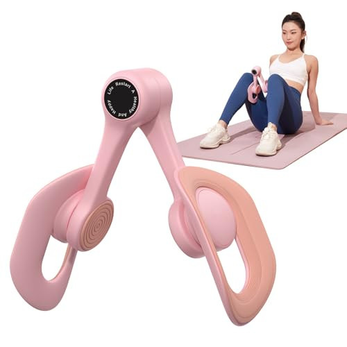 MERACH Thigh Trainer, Pelvic Floor Muscle Trainer, Inner Thigh Exercise Workout Equipment for Home Gym, Pelvic Floor Strengthening Women(Pink) | Amazon (US)