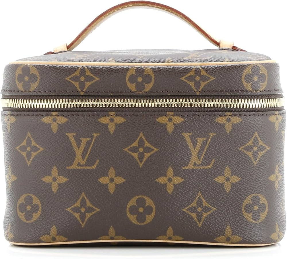Amazon.com: Louis Vuitton, Pre-Loved Nice Vanity Case Monogram Canvas Mini, Brown : Amazon Luxury | Amazon (US)