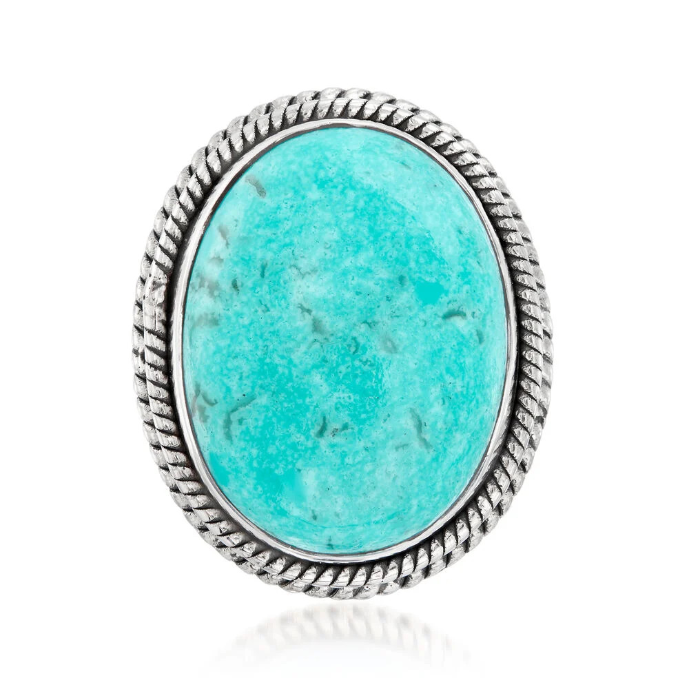 Turquoise Ring in Sterling Silver. Size 7 | Ross-Simons