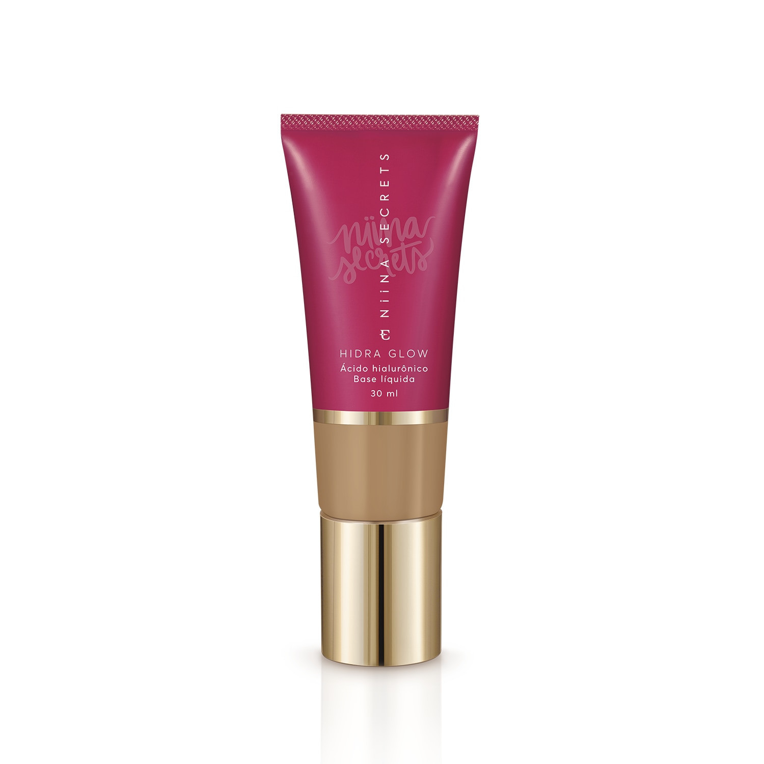 Base Líquida Niina Secrets Hidra Glow Cor 55 30ml | Eudora (BR)