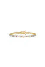 Alexa Leigh Crystal Tennis Bracelet in Gold from Revolve.com | Revolve Clothing (Global)