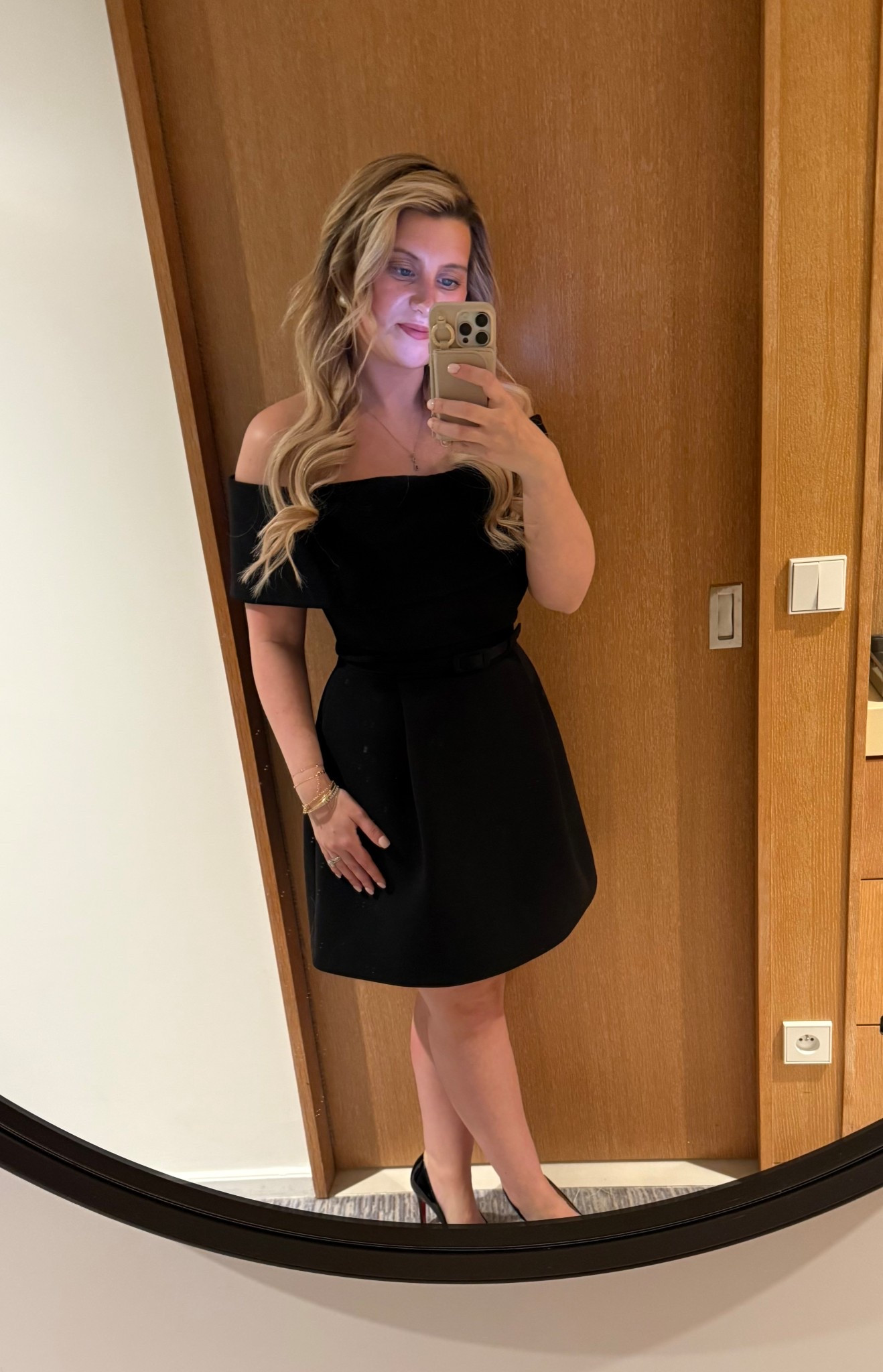 Our last night in Paris felt like something out of a dream.
Dinner at the iconic Maxim’s was pure magic—ice-cold martinis, perfectly seared scallops over silky potato purée, and a Poires Belle Hélène so divine, I’m still dreaming about it. The soft sounds of live jazz filled the room, wrapping the night in that timeless, Parisian elegance you can only feel, not explain.

I wore this gorgeous Harper Black Dress by Nadine Merabi—the off-the-shoulder cut and cinched waist made it effortlessly chic—and paired it with classic black patent Louboutins for that polished, forever look.

#LTKParties #LTKTravel