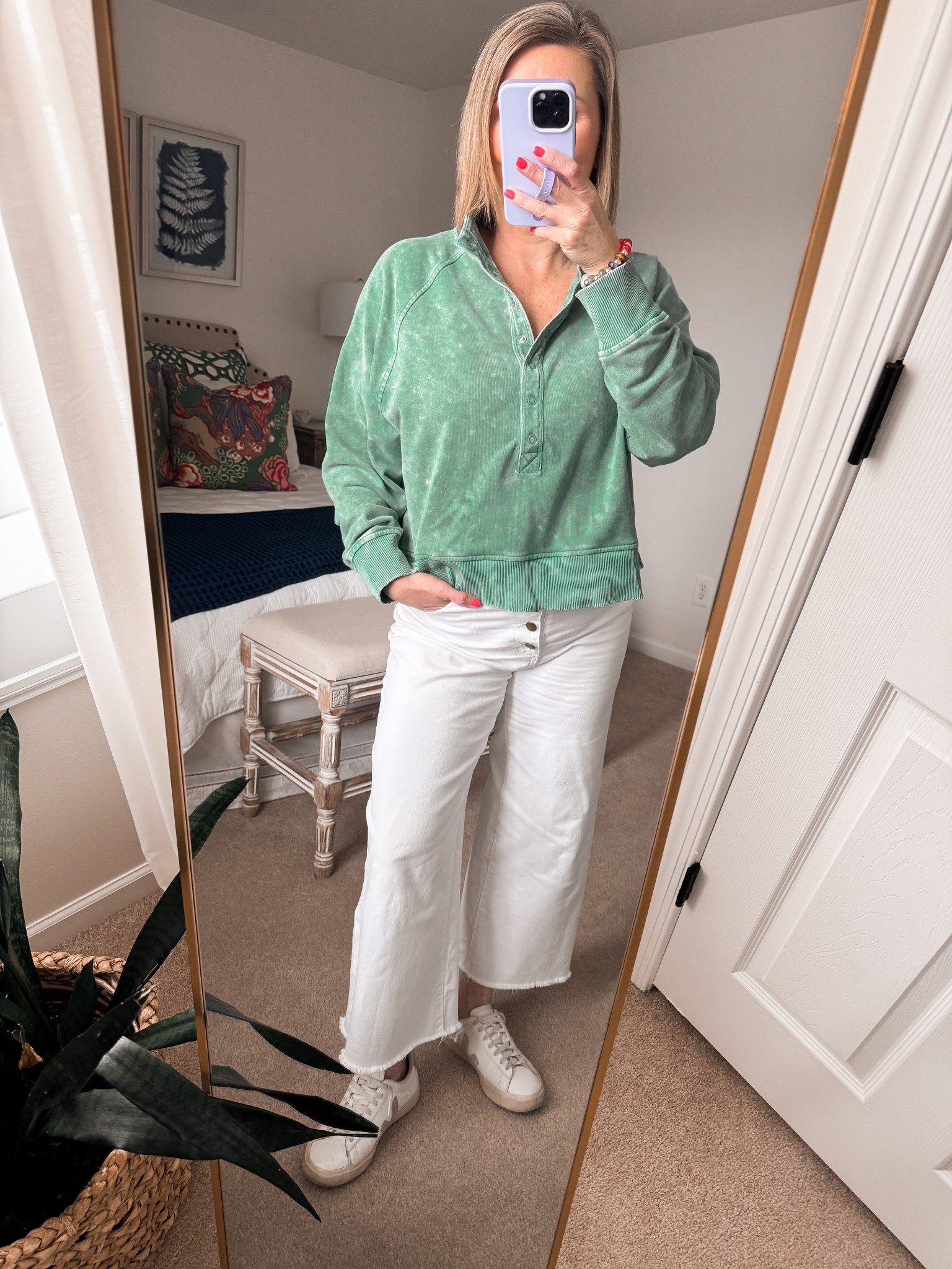 I’ll be in this sweatshirt every day of spring!  I love the green but I also want the grey version!

Fits TTS
I bought my normal size - medium 