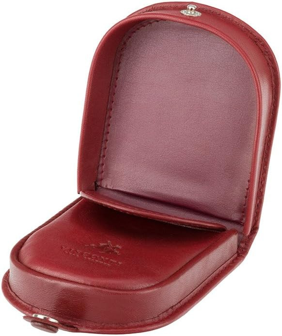 Visconti Polo T-5 Brown Soft Leather Coin Purse Pouch Tray/Change Holder (Red) | Amazon (US)