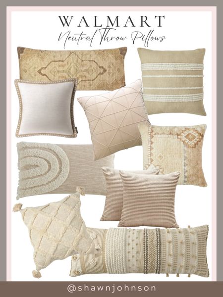 Elevate your home decor with the timeless elegance of neutral throw pillows from Walmart. Create a cozy and inviting atmosphere that complements any style. 

#WalmartHome
#NeutralDecor
#CozySpaces
#HomeAccents
#TimelessElegance
#ThrowPillow
#DecorInspo
#NeutralPalette
#ComfyCushions
#InteriorDesign



#LTKhome