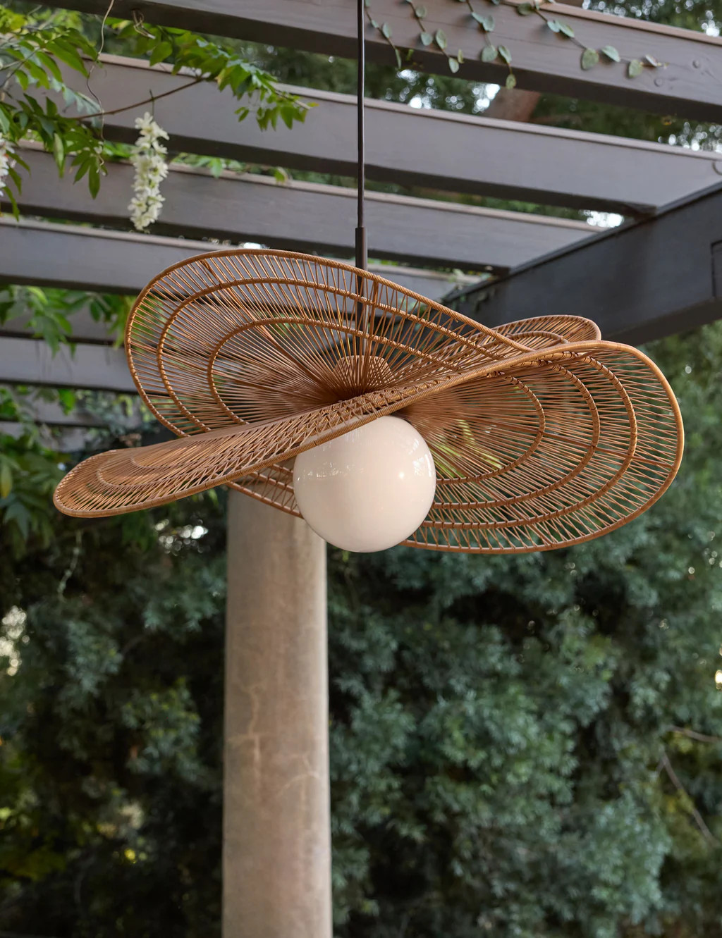 Valar Outdoor Double Tier Pendant Light | Lulu and Georgia 