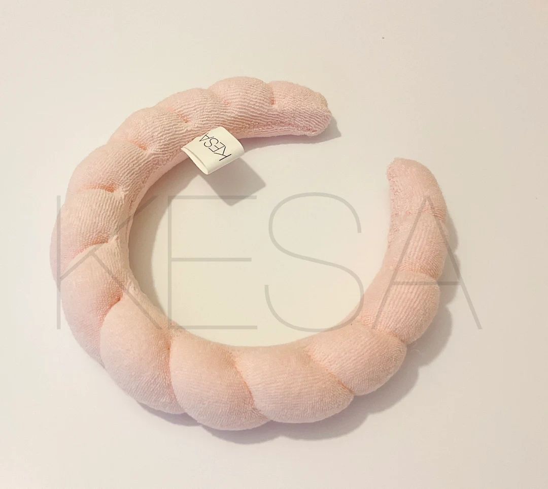 KESA | Facial Headband | Hairband | Toweling headband | Croissant headband | Beauty product | Par... | Etsy (US)