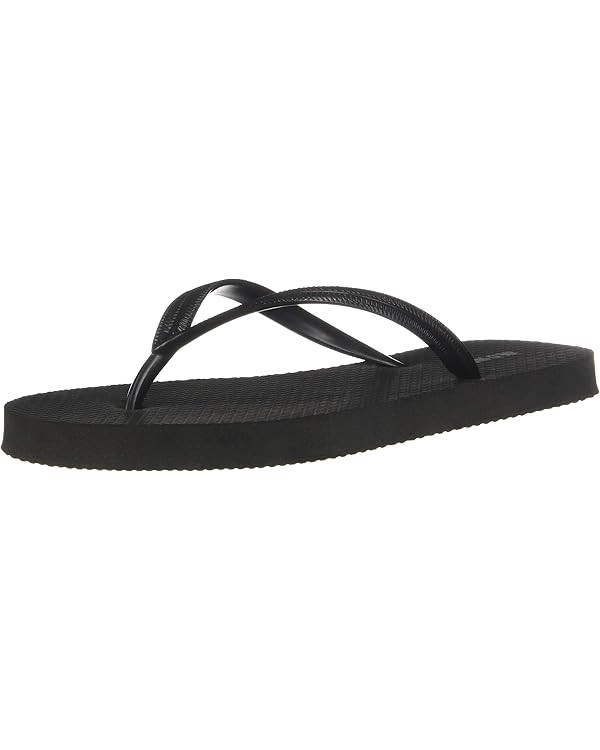 Old Navy Women Beach Summer Casual Flip Flop Sandals Black, 8 | Amazon (US)