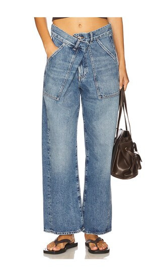 Citizens of Humanity Ines Utility Trouser in Blue. - size 29 | Revolve Clothing (Global)